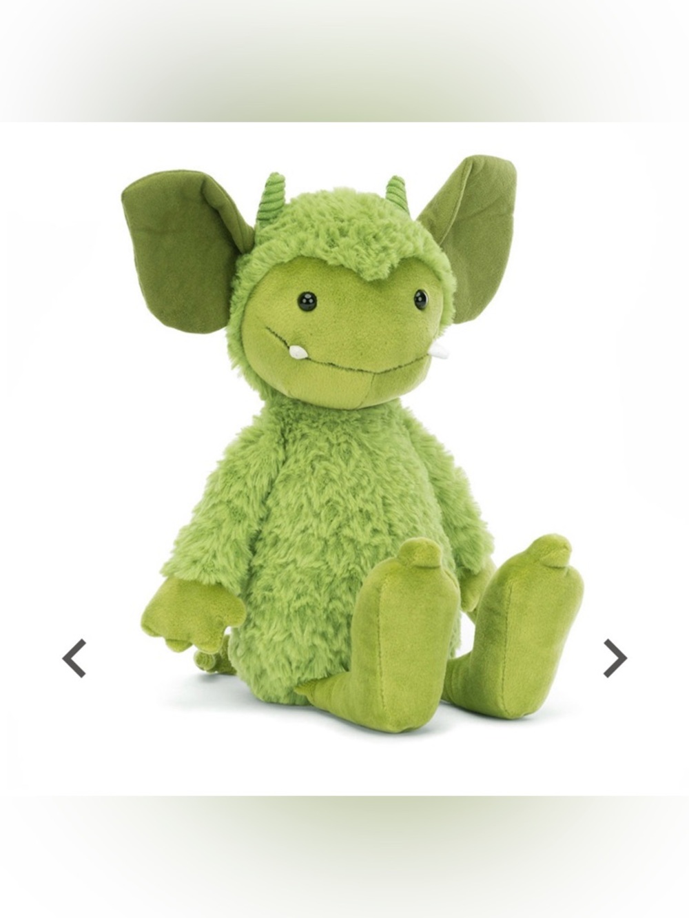 NWT Jellycat Grizzo Gremlin